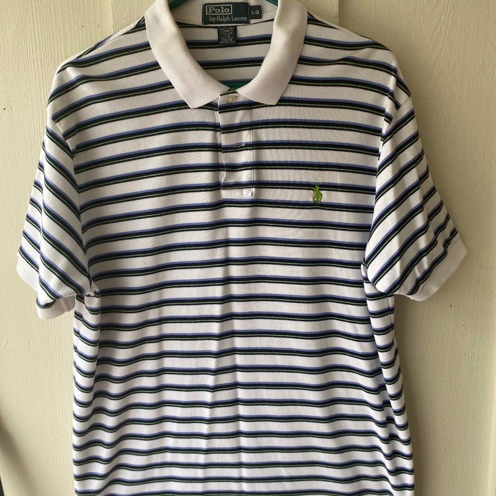 Polo Ralph Lauren large striped short sleeve.